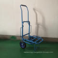 Load 120KG Hand Truck Cart Two Mute Rubber Wheels Portable Foldable Twice Hand Trolley